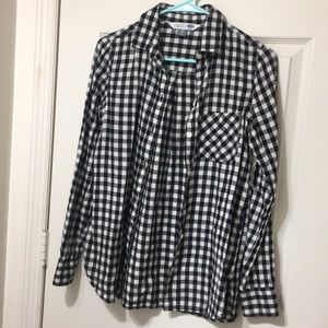 Old Navy Plaid Checkered Flannel Size XS